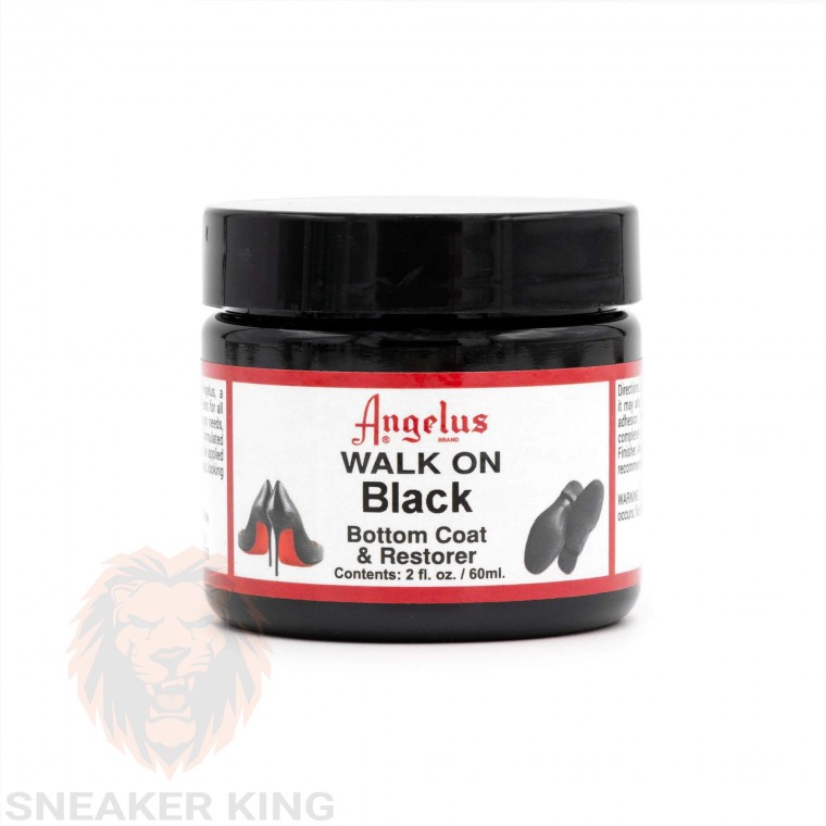 Фарба для відновлення кольору підошви Angelus Walk on black (чорний) made in USA